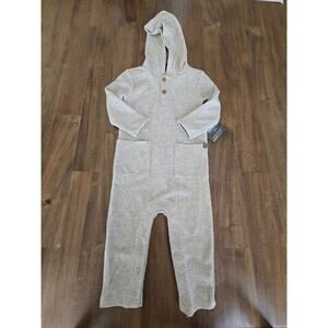 Modern Moments by Gerber Baby Boy Hacci Hooded Long Sleeve Romper 18 MONTHS